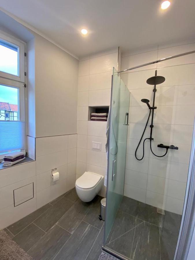Fewo Otto- Sanierte Ferienwohnung Im Einzeldenkmal Quedlinburg Eksteriør bilde