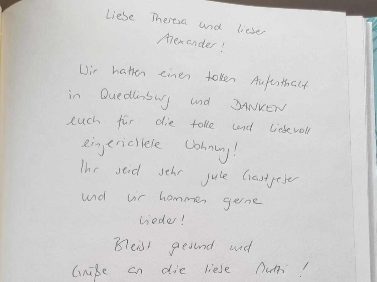 Fewo Otto- Sanierte Ferienwohnung Im Einzeldenkmal Quedlinburg Eksteriør bilde